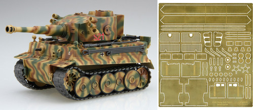 Chibi Tiger I Michael Wittmann (With Etched Parts) - FUJ763378
