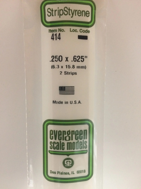 414 - .250" x .625" x 24"  (2)