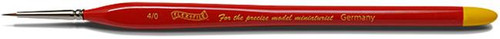 BR4-0 - 4/0 Size Red Sable Paint Brush