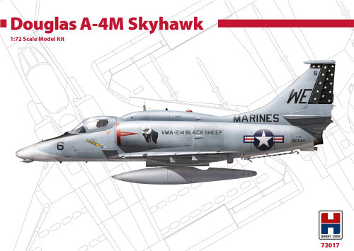 1/72 Douglas A-4M Skyhawk -Black Sheep (ex-Fujimi, Cartograf decals)