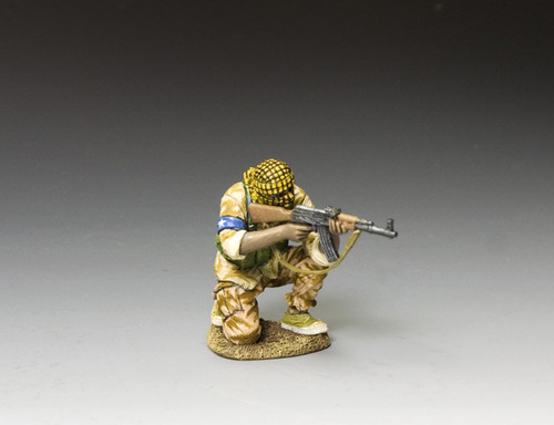 KACBHD026 - Mog. Militiaman Kneeling Firing His AK-47