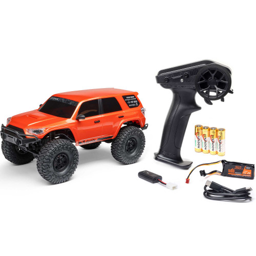 1/24 SCX24 Toyota 4Runner 4X4 RTR Brushed Rock Crawler, Orange