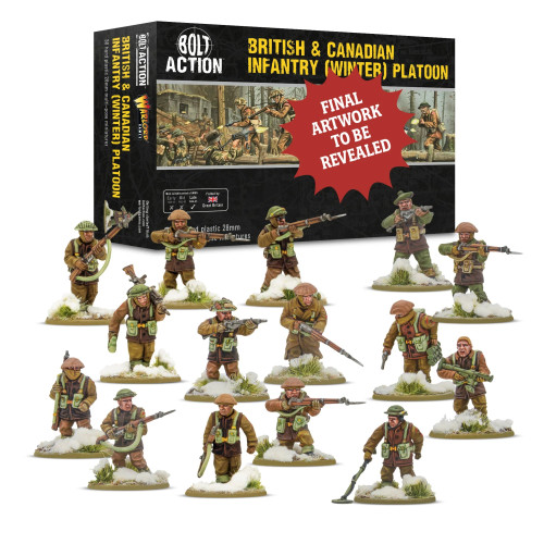 Bolt Action: British - British & Canadian Infantry (Winter) Platoon