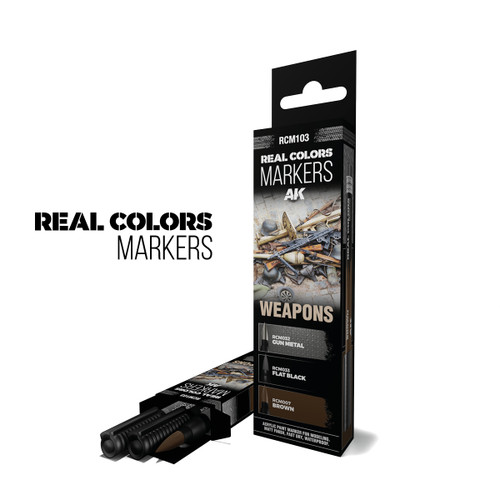 RCM103 -  Real Colors Markers: Weapons 3 Real Colors Markers