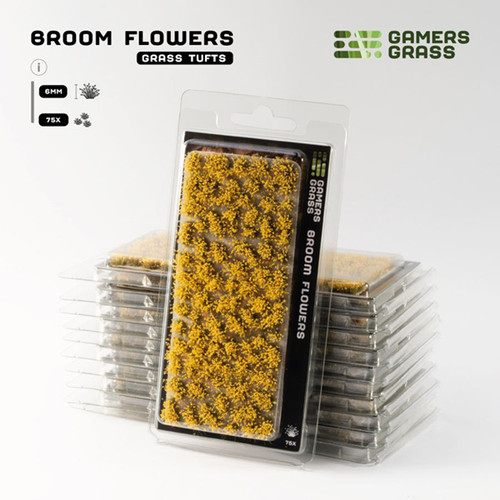 GGRFSBRO - Grass Tufts: Flowers- Broom Flowers