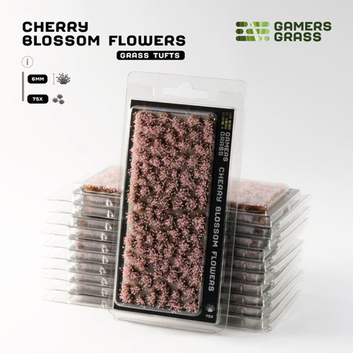 GGRFSCB - Grass Tufts: Flowers- Cherry Blossom Flowers