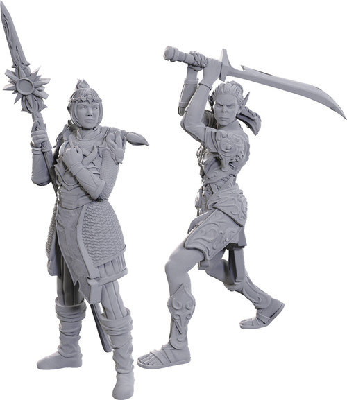 Dungeons & Dragons: Nolzur's Marvelous Unpainted Miniatures - Special Edition Baldur's Gate 3, Lae'zel & Shadowheart