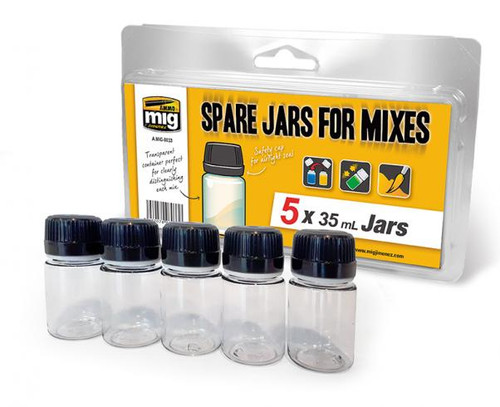 AMIG8033 - Spare Jars for Mixes (5 x 35ml)