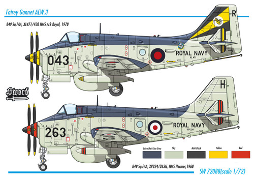 1/72 Fairey Gannet AEW.3 - SW72088SE