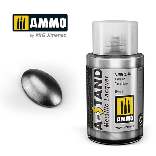 AMIG2318 - A-Stand Lacquer Paint 30ml - Airframe Aluminium