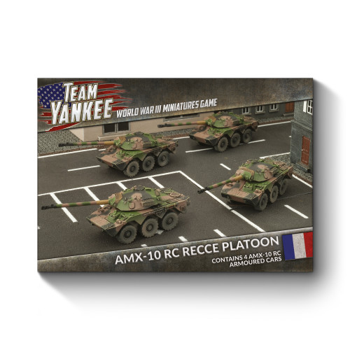 15mm AMX-10 RC Recce Platoon (WWIII x4 Tanks) - TFBX05