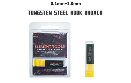 1.0MM Tungsten Steel Hook Broach Chisel