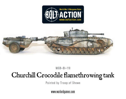 Bolt Action: British - Churchill Crocodile Flamethrowing Tank