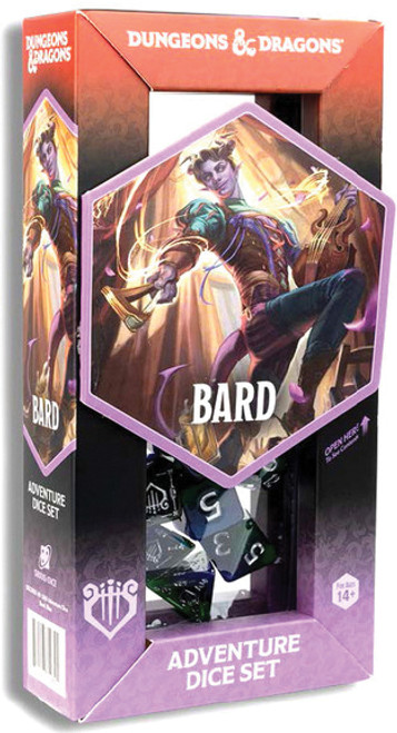 Dungeons & Dragons: Adventure Dice - Bard Blue (NEW)