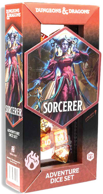 Dungeons & Dragons: Adventure Dice - Sorcerer Orange (NEW)
