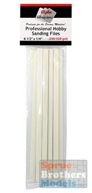 1/4" Professional Sanding Files - Fine (240/320 grit) - APA0310 1/4" Professional Sanding Files - Fine (240/320 grit) - APA0310