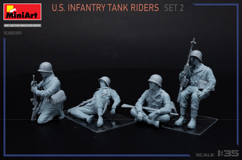 1/35 WWII U.S. Infantry Tank Riders Set 2 -