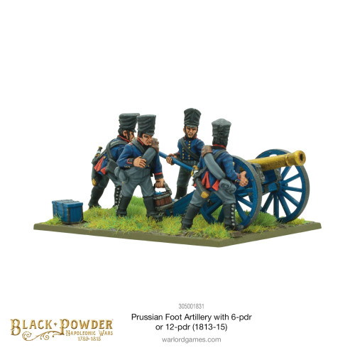 Black Powder: Napoleonic - Prussian Foot Artillery with 6- or 12-pdr (1813-15)