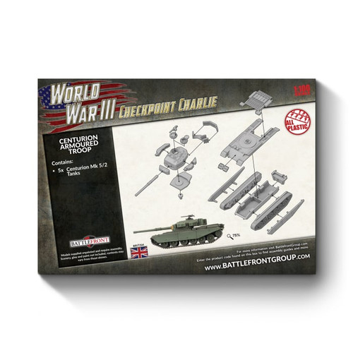 15mm Centurion Armoured Troop - TBBX16