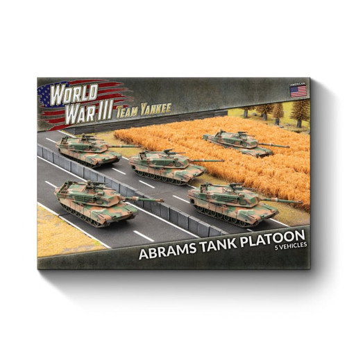 15mm American Abrams Tank Platoon - TUBX18