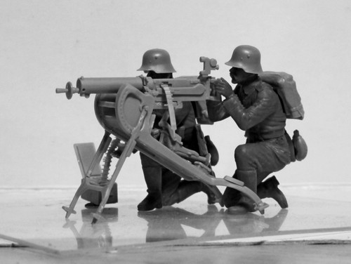 1/35 WWI German MG08 MG Team (2 figures)
