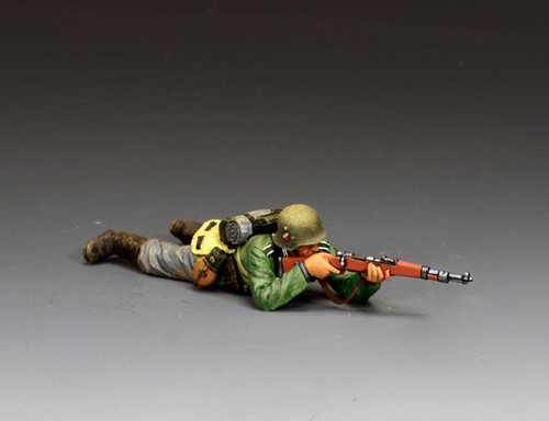 KACWH133 - Classic Wehrmacht Infantry Lying Prone Rifleman