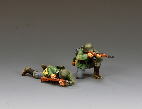 KACWH123 - Classic Wehrmacht Infantry Riflemen In Action