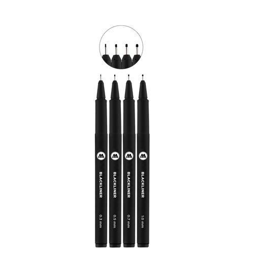 BLACKLINER Set 2 (4 Markers)