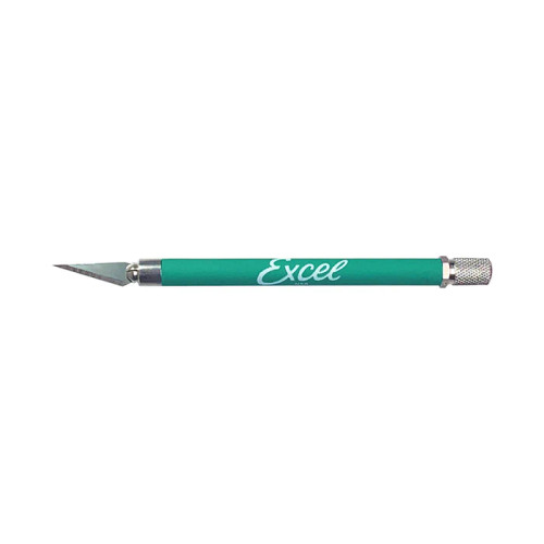 Excel K18 Grip-On Knife Green with Safety Cap - 16022