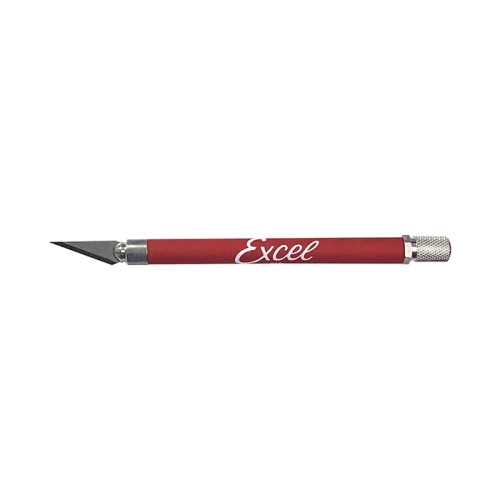 Excel K18 Grip-On Knife Red with Safety Cap - 16024