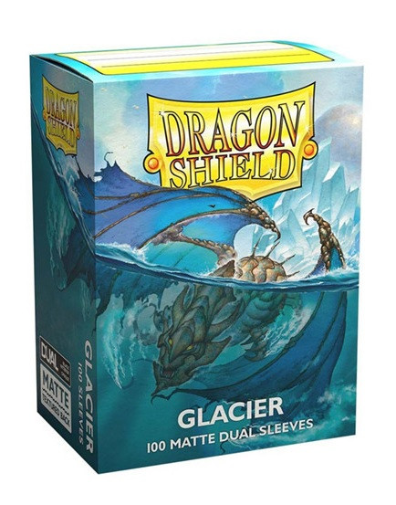 Dragon Shields: (100) Matte Dual - Glacier