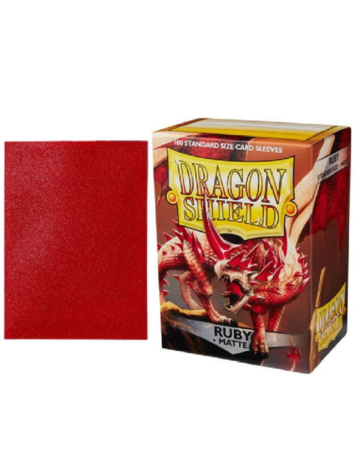 Dragon Shield (100) Ruby Matte