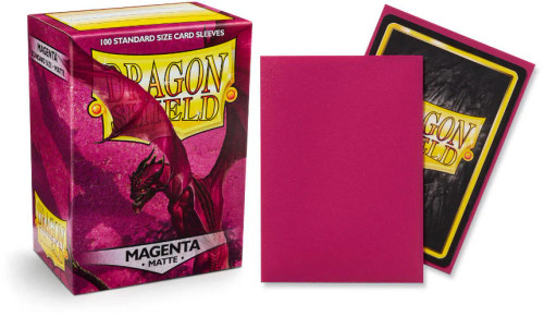 Dragon Shields: (100) Matte Magenta