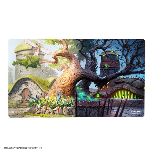 Magic: The Gathering | Lorwyn Eclipsed Shiny Playmat - Temple Garden