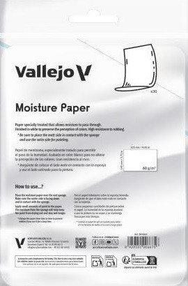 WET PALETTE MOISTURE PAPER SHEETS 30CT