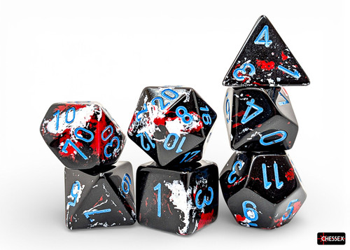[PREORDER] 24408 - Brush Polyhedral Dark Side/blue 7-Die Set