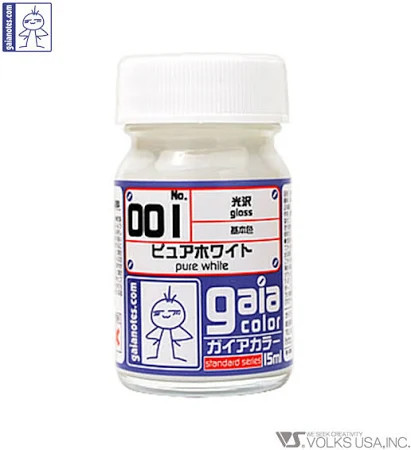 Gaia Base Color 001 Gloss Pure White - 15ml
