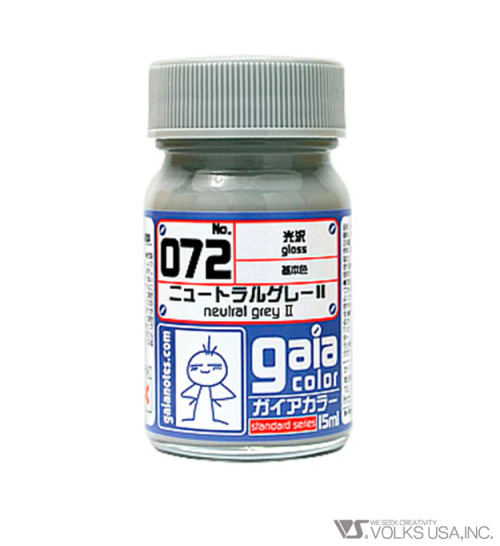 Gaia Base Color 072 Gloss Neutral Grey II - 15ml