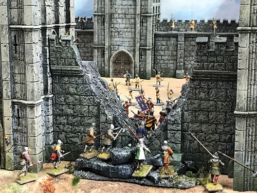 SCENERY: 28mm Breached Wall - RENBWALL