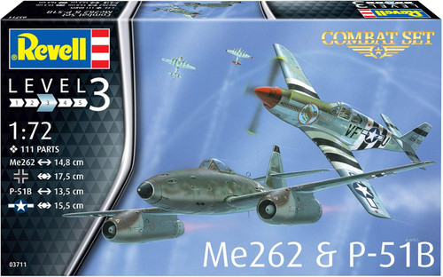 1/72 Combat Set Me262 & P-51B Mustang