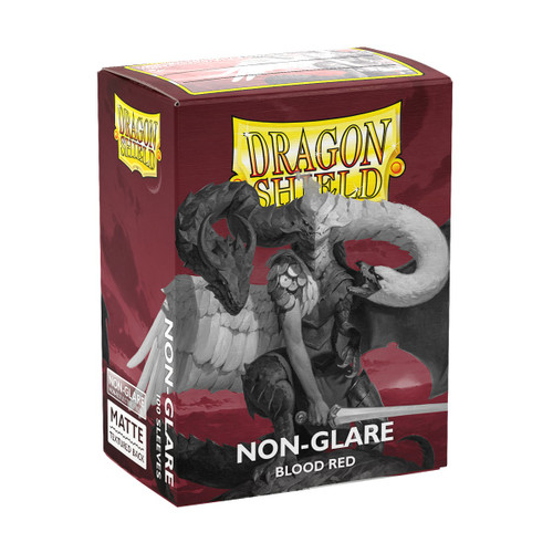 Dragon Shield Non Glare: (100) Blood Red