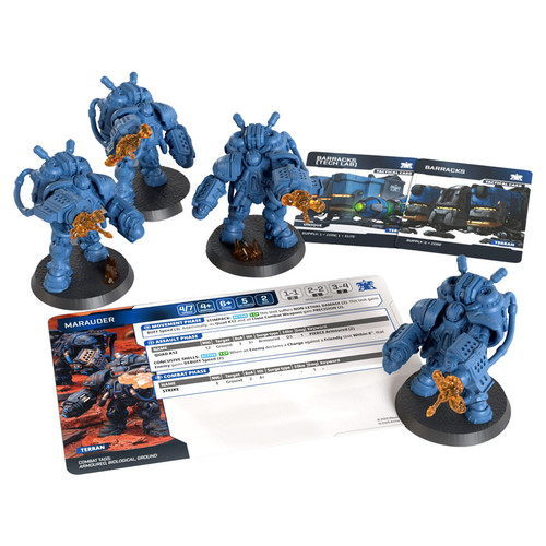 [PREORDER] StarCraft The Miniatures Game: Terran - Marauder Expansion Set