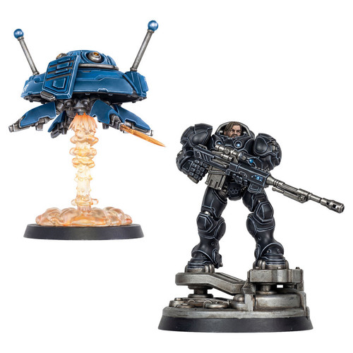 [PREORDER] StarCraft The Miniatures Game: Terran - Jim Raynor Hero Expansion Set
