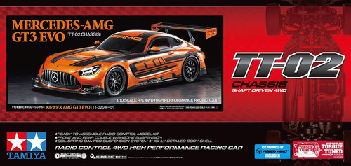 1/10 RC Mercedes-Amg GT3 Evo 4WD (TT-02)