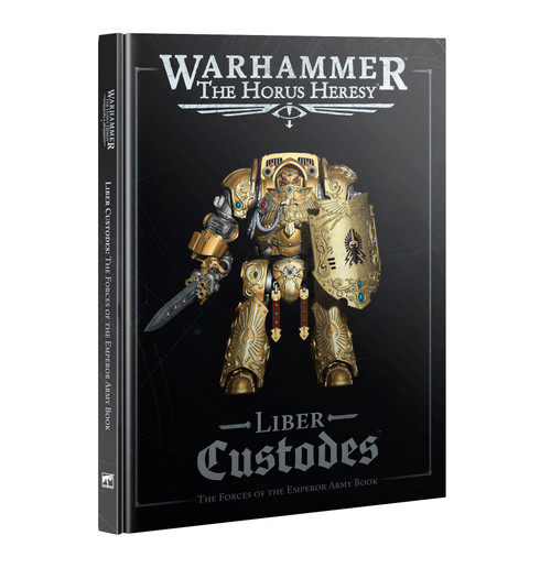 [PREORDER] GW31-153 Horus Heresy: Liber Custodes: The Forces of the Emperor Army Book