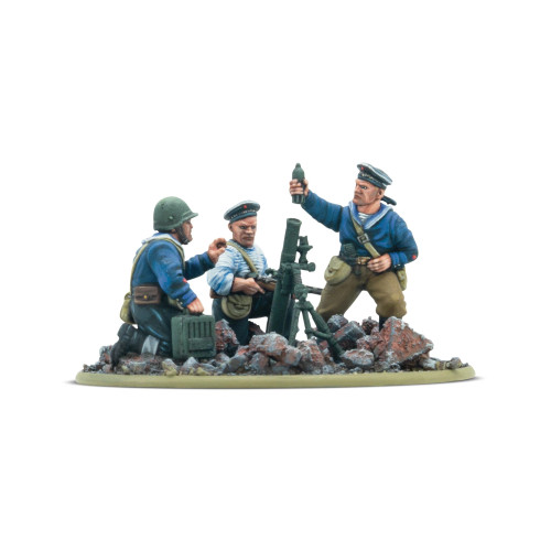 Bolt Action: Soviet - Naval Brigade Medium Mortar Team