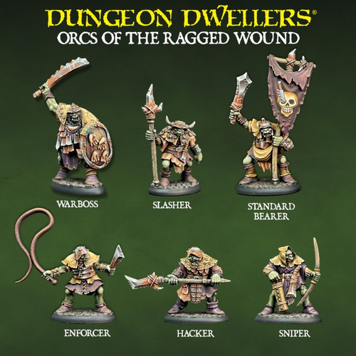 07201 - Bones USA Dungeon Dwellers: Orcs of the Ragged Wound (6)