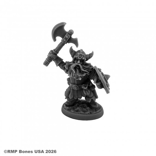 07184 - Bones USA Dungeon Dwellers: Dain Deepaxe, Dwarf Hero