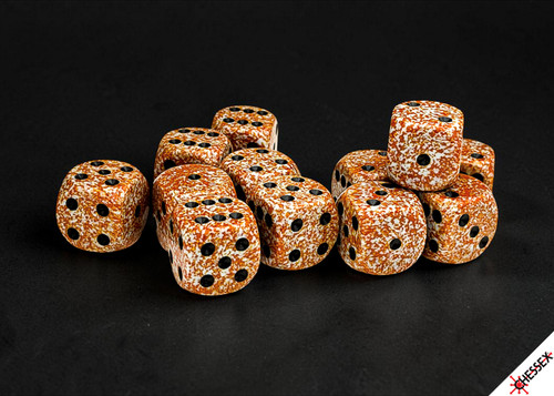 [PREORDER] 25733 - Speckled Rust 16mm d6 Dice Block (12 dice)