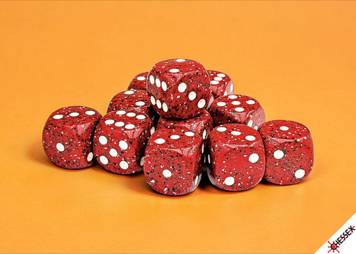 [PREORDER] 25774 - Speckled Lava Stone 16mm d6 Dice Block (12 dice)
